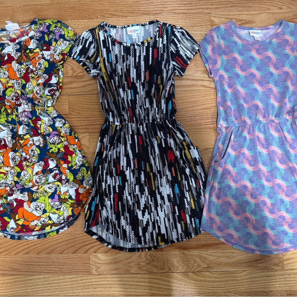 LuLaRoe Kids Dresses - Multicolor Patterns